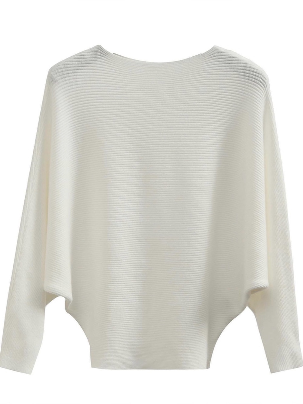 CeCe Off-the-Shoulder Ribbed Sweater - Cream